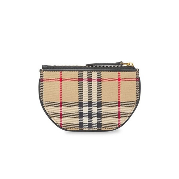 Burberry Olympia Small Vintage Check Pouch Wristlet - Picture 2 of 8